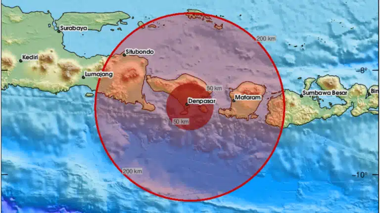 earthquake bali