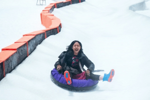 snow themed park