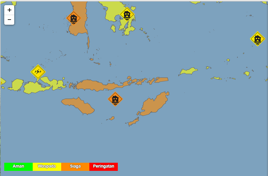 BBMKG Issues Warning for Strong Winds and High Waves, Urges Public Caution