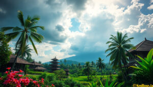 Bali Weather Transition: Brace for Sudden Storms Amidst Drier Days Ahead! 🌦️