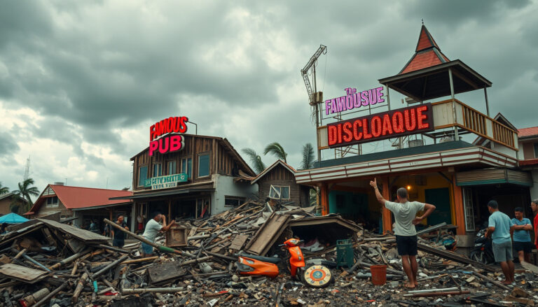 Devastation in Kuta: Bali's Iconic Paddy’s Pub and Bounty Discotheque Reduced to Rubble, Leaving Locals Heartbroken