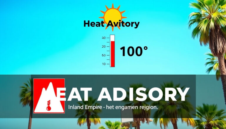 Prepare for the Sizzle: Heat Advisory Set to Impact Inland Empire This Weekend