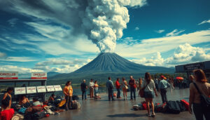 Chaos in the Skies: Dozens of Bali Flights Canceled After Mount Lewotobi Erupts, Stranding Vacationers