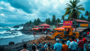 Chaos Erupts as Bali Officials Raze Bingin Beach Businesses: 'All Were Built Illegally'