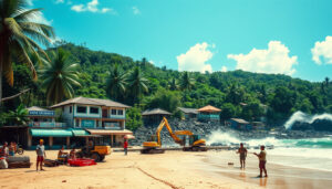 Tropical Turmoil: Bali Officials Begin Destructive Demolition of Bingin Beach Businesses Amid Permit Controversy