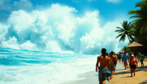 Bali Plunges into Chaos as Monstrous Waves Threaten Tourists in Stunning New Video!