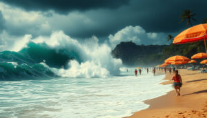 Monstrous Waves Strike Bali: Tourists Flee as Rogue Swells Cause Chaos!