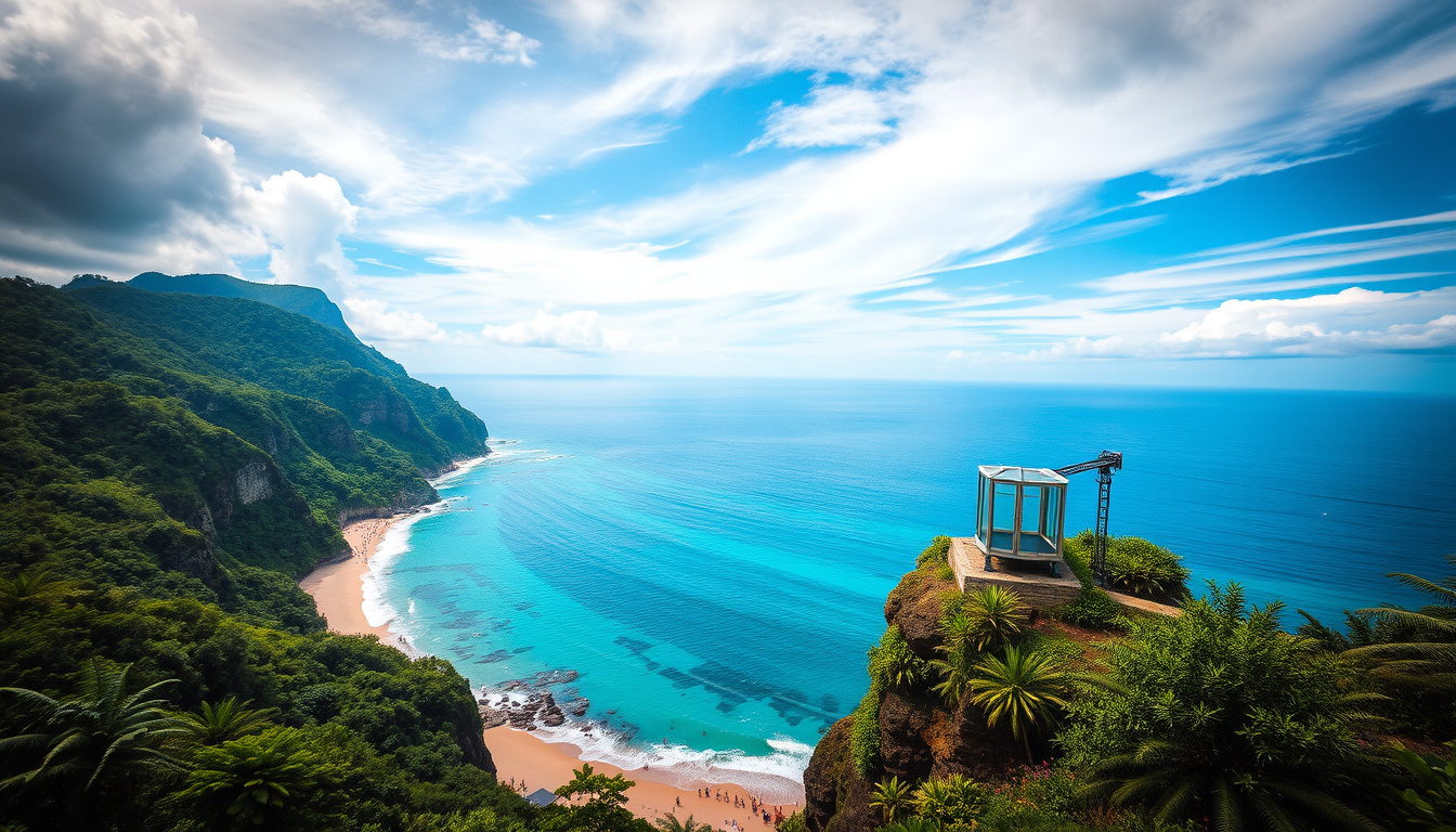 Bali's Breathtaking Glass Lift at Kelingking Beach Paused: Are Weighing Risks and Rewards for Tourism's Future?