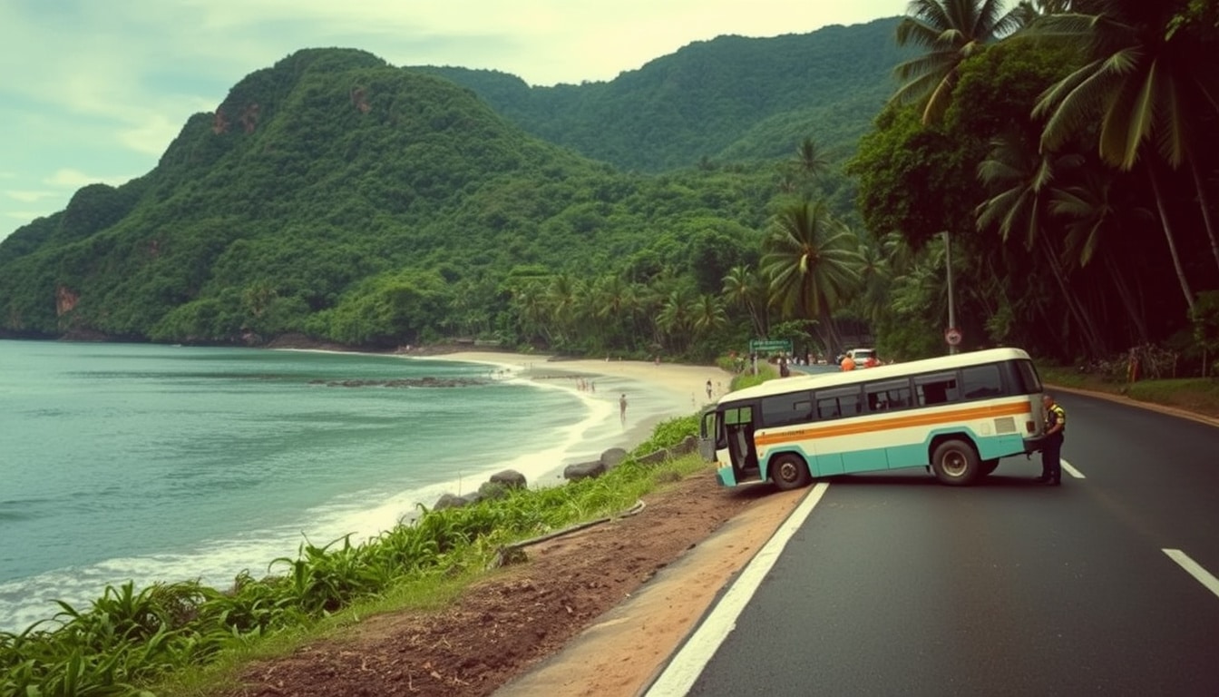 Tragedy in Paradise: Five Chinese Nationals Dead in Bali Minibus Crash, Eight Injured