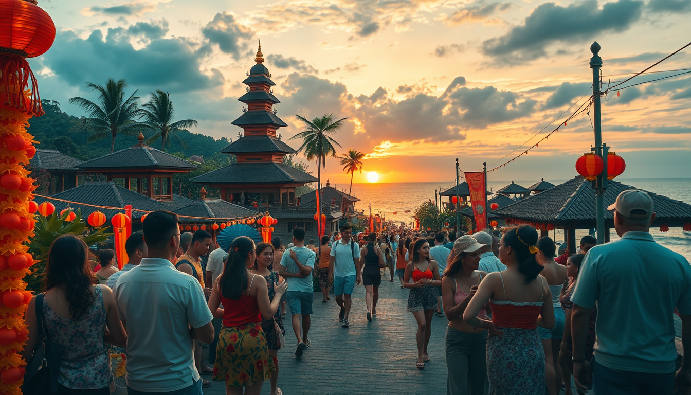 Bali Bounces Back: Holiday Tourist Influx Revives Island's Tourism Amid Seasonal Celebrations