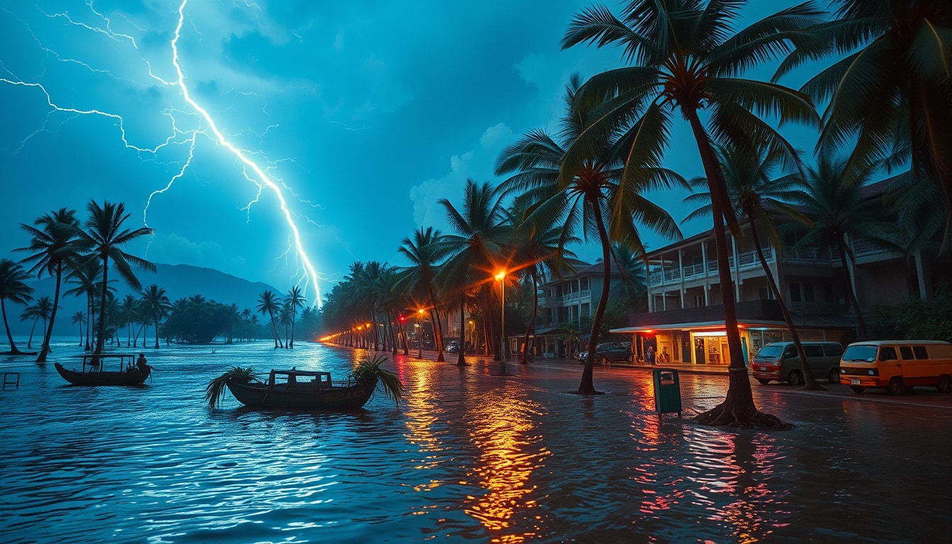 Bali Faces Devastation: 65,000 Lightning Strikes and Major Flooding as Cyclone Seed 93S Hits Tourism Hotspots!