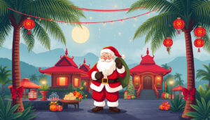Experience a Magical Christmas in Nusa Dua: Where Santa Meets Balinese Culture!
