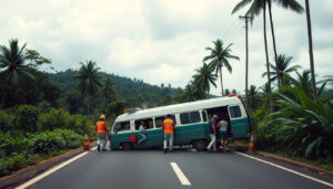 Tragedy Strikes Again: 13 Chinese Tourists Injured in Shocking Bali Van Rollover