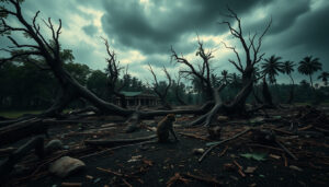 Tragedy Strikes Bali: One Dead and Sangeh Monkey Forest Left in Ruins After Devastating Storm