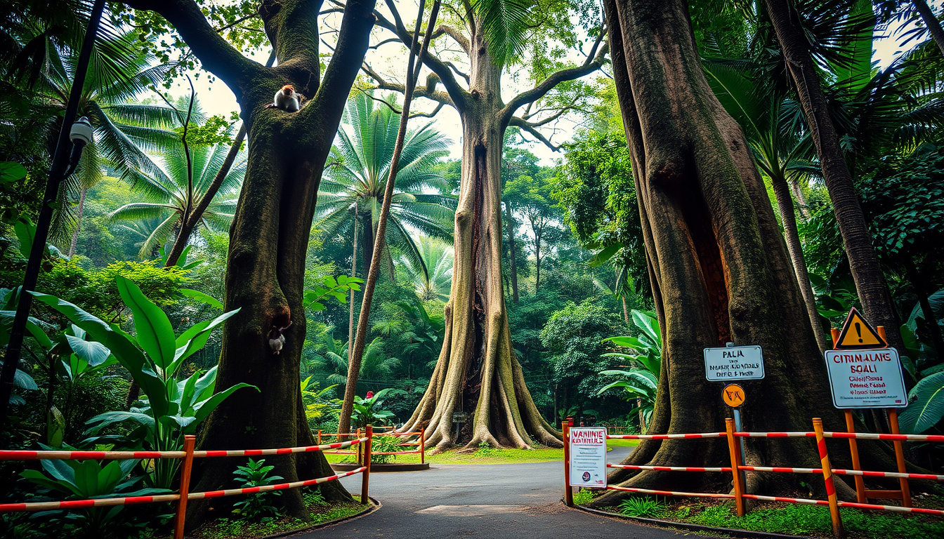 Tragedy Strikes Bali's Sangeh Monkey Forest: New Safety Measures Implemented After Fatal Tree Collapse