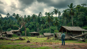 Tragic Storm Devastation: One Person Dead and Sangeh Monkey Forest Faces Catastrophic Damage After Sudden Tornado in Bali